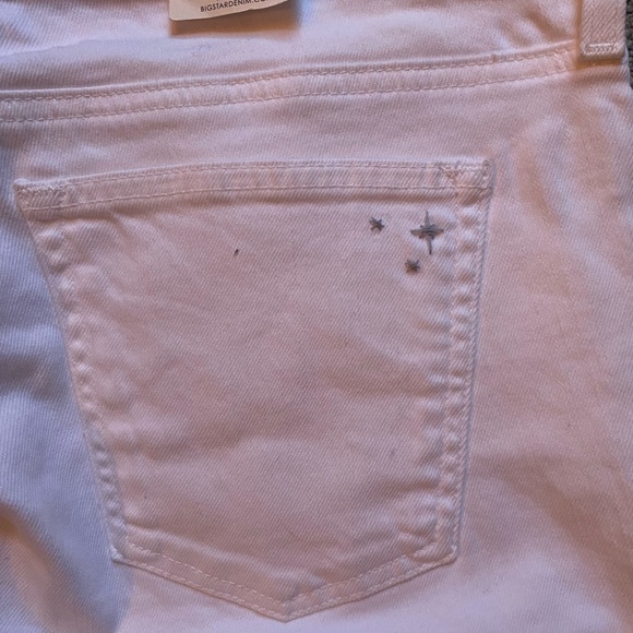 White crop skinny jeans size 10 NEW - Picture 7 of 8